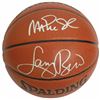 Image 1 : Larry Bird & Magic Johnson Signed Indoor/Outdoor Basketball