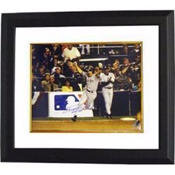 Scott Brosius Signed New York Yankees 16X20 Photo Custom Framed 98 WS MVP Rounding First Base