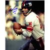 Image 1 : Y.A. Tittle Signed Giants Close Up Action 8X10 Photo W/HOF'71
