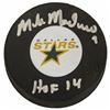 Image 1 : Mike Modano Signed Dallas Stars NHL Logo Hockey Puck W/HOF 14