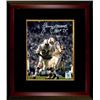 Image 1 : Lenny Moore Signed Baltimore Colts 8X10 Photo Custom Framed HOF 75