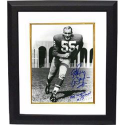 Maxie Baughan Signed Philadelphia Eagles 8X10 B&W Photo Custom Framed 1960 World Champs #55