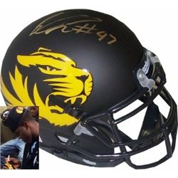 Kony Ealy Signed Missouri Tigers Authentic Schutt Alternate Mini Helmet