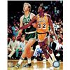 Image 1 : Magic Johnson Signed Lakers 8X10 Photo W/Larry Bird