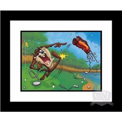 Terrible Taz Golfing 16X20 Giclee