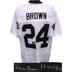 Willie Brown Signed Oakland Raiders White Prostyle Jersey HOF 84 XL- JSA Hologram