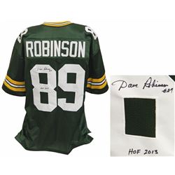 Dave Robinson Signed Green Throwback Custom Football Jersey W/HOF 2013