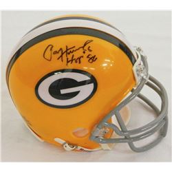 Paul Hornung Signed Green Bay Packers Throwback Riddell Mini Helmet W/HOF'86