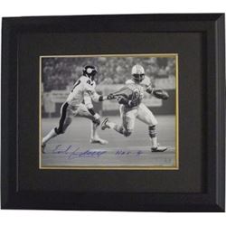 Earl Campbell Signed Houston Oilers 16X20 B&W Photo Custom Framed HOF 91