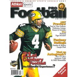 Brett Favre Unsigned Green Bay Packers Athlon Sports 1997 NFL Pro Football Preview Magazine