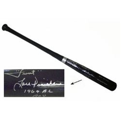 Lou Piniella Signed Rawlings Adirondack Pro Big Stick Black Bat "Sweet" & 1969 AL ROY (Royals & Yank