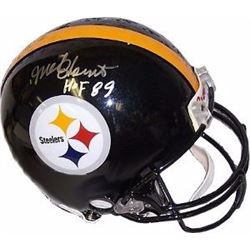 Mel Blount Signed Pittsburgh Steelers Full Size Replica Helmet HOF 89