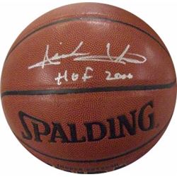 Isiah Thomas Signed Spalding Indoor/Outdoor NBA TB Basketball HOF 2000 (Pistons)