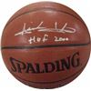 Image 1 : Isiah Thomas Signed Spalding Indoor/Outdoor NBA TB Basketball HOF 2000 (Pistons)