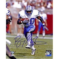 Barry Sanders Signed Detroit Lions High Step Action 8X10 Photo