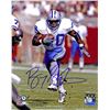 Image 1 : Barry Sanders Signed Detroit Lions High Step Action 8X10 Photo
