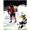 Image 1 : Bobby Hull Signed Chicago Blackhawks In Game Color 11X14 Photo W/HOF 1983