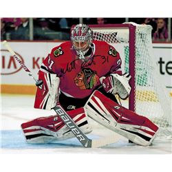 Antti Raanta Signed Blackhawks Action 8X10 Photo