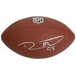 Robert Mathis Signed Wilson NFL Full-Size Football