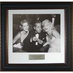 Hollywood Legends Unsigned 11X14 Vintage B&W Photo Leather Framed (Movie/Entertainment)