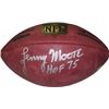 Image 1 : Lenny Moore Signed Official NFL New Duke Football HOF 75