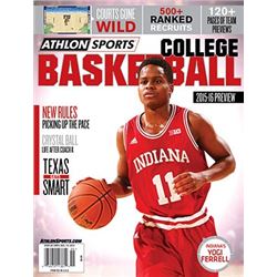 2015-16 Athlon Sports College Basketball Preview Magazine- Indiana Hoosiers Cover