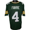 Image 1 : Brett Favre Green Bay Packers Unsigned Green Prostyle Jersey XL