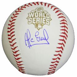 Alcides Escobar Signed Rawlings 2015 World Series Logo Baseball