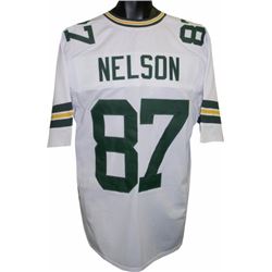 Jordy Nelson Green Bay Packers Unsigned White Prostyle Jersey XL