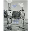Image 1 : Adam West & Burt Ward Signed Batman & Robin Tied To Poles 16X20 Photo W/Robin