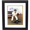 Image 1 : Bob Turley Signed New York Yankees 8X10 Photo Custom Framed (Catch Pose- Deceased)