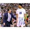 Image 1 : Jahlil Okafor Signed Duke Blue Devils 8X10 Photo #15 (With Mike Krzyzewski)