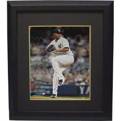 Ivan Nova Signed New York Yankees 16X20 Photo Custom Framed (Vertical Pitching)- MLB Hologram