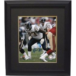 Marcus Mcneill Signed San Diego Chargers 8X10 Photo Custom Framed