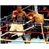 Image 1 : Roy Jones Jr Signed Boxing Punching Bernard Hopkins 8X10 Photo