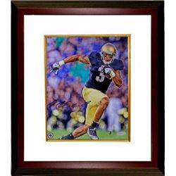 Michael Floyd Signed Notre Dame Fighting Irish 8X10 Photo Custom Framed- Steiner Hologram