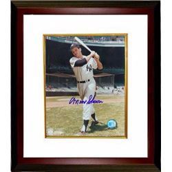 Bill "Moose" Skowron Signed New York Yankees 8X10 Photo Custom Framed (Deceased)