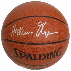 Hakeem Olajuwon Signed Spalding NBA Indoor/Outdoor Basketball