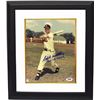 Image 1 : Eddie Mathews Signed Milwaukee Braves 8X10 Photo Custom Framed Dual HOF 78 & 512 Hrs (Batting/Deceas