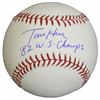 Image 1 : Tommy Herr Signed Rawlings Official MLB Baseball W/82 WS Champs
