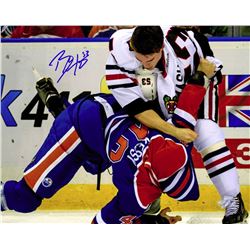 Brandon Mashinter Signed Chicago Blackhawks Logo Hockey Puck W/Mash