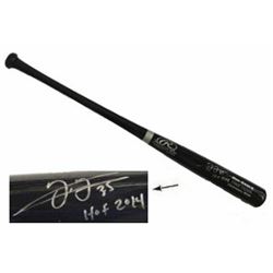 Frank Thomas Signed Big Stick Black Name Engraved Bat HOF 2014 (White Sox/Blue Jays)