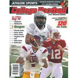Andrew Luck Unsigned Standford Cardinal Athlon Sports 2011 College Football National Preview Magazin