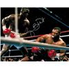 Image 1 : James Buster Douglas Signed Knocking Down Mike Tyson 8X10 Photo