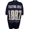 Image 1 : Terry Hanratty Signed Notre Dame Fighting Irish Greats Navy Custom Jersey 1887 With 16 Signatures