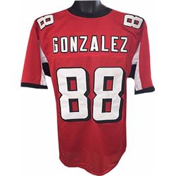 Tony Gonzalez Atlanta Falcons Unsigned Red Prostyle Jersey L