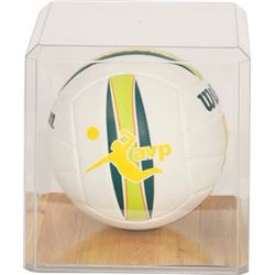 Volleyball Unsigned Clear Display Case