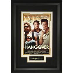 Ed Helms Signed The Hangover 22X30 Masterprint Poster Custom Black Framed 3 Sigs (Movie/Entertainmen