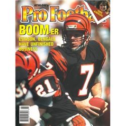 Boomer Esiason Unsigned Cincinnati Bengals Athlon Sports 1989 NFL Pro Football Preview Magazine