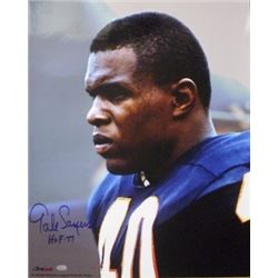 Gale Sayers Signed Chicago Bears 16X20 Photo HOF77